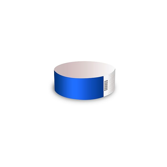 100x Eintrittsbänder ohne Druck - Blau