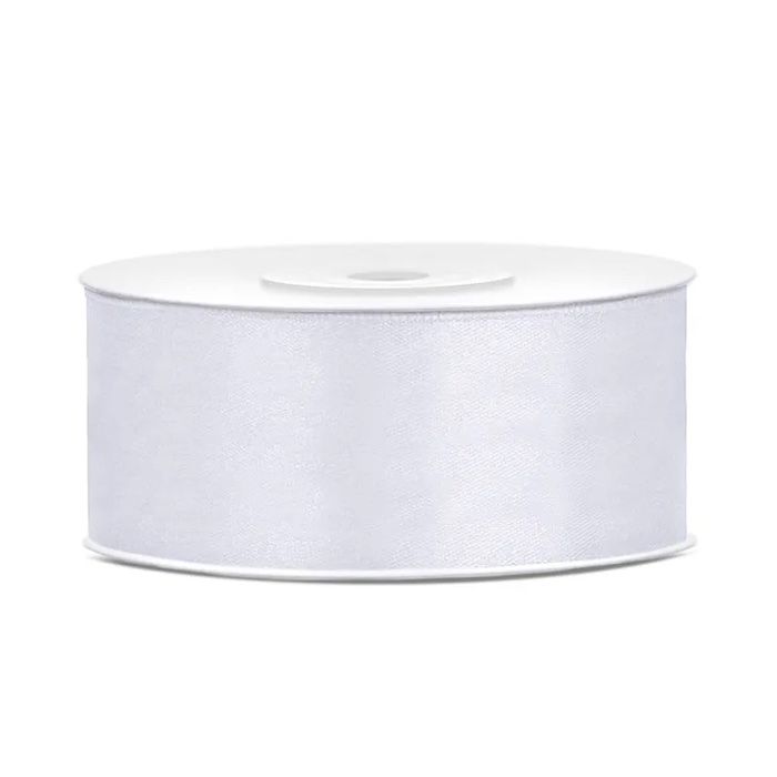 Satinband weiß - 25m