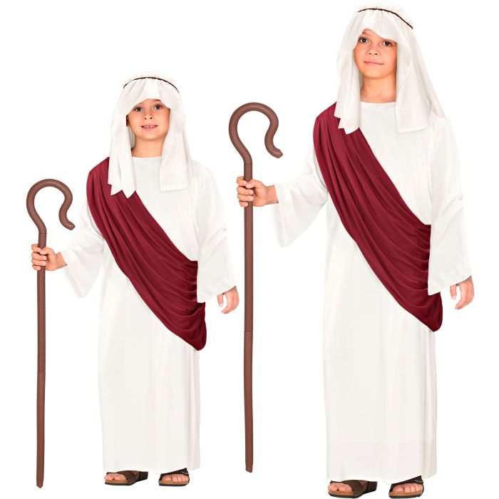 Messias Kostüm für Jungen in Weiß