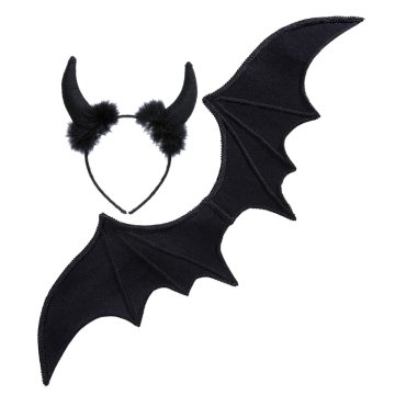 Schwarzes Teufelset - 2 Teile