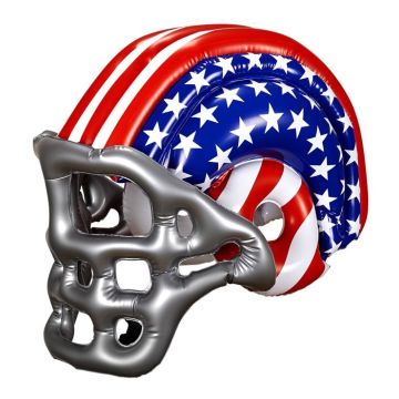 Aufblasbarer Amerikanischer Fußballhelm in Stars & Stripes