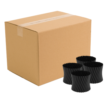 Röhrchen schwarz 150x8 mm mehrfach verwendbar 3000x