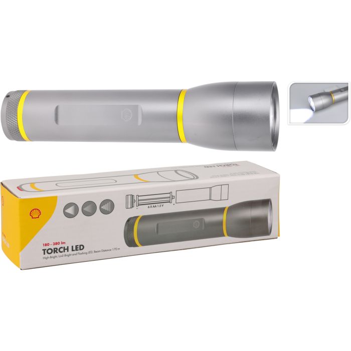 LED-Taschenlampe aus Aluminium mit 3 Lichtmodi