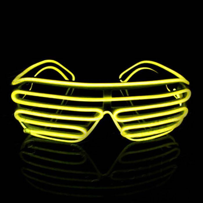 LED-Brillen Gelb