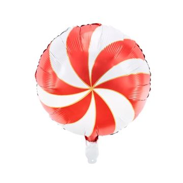 Süßigkeiten Folie Ballon Rot - 35 cm