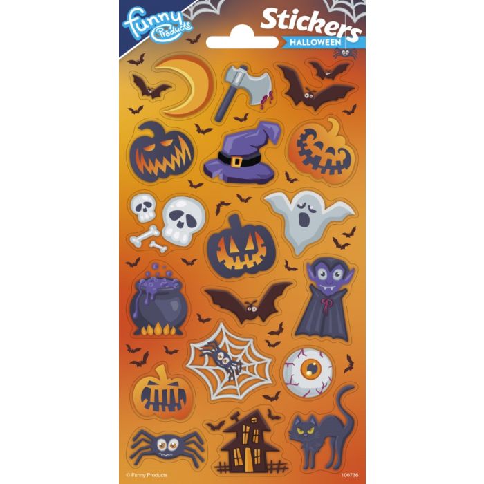 Gemütliche Aufkleber Halloween