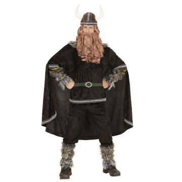 Vikinger Krieger Kostüm mit Umhang für Herren