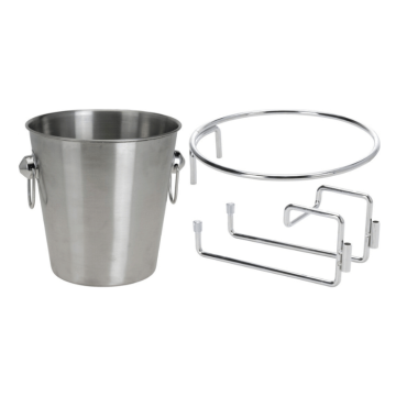 Champagnerkühler m. Halter für den Tisch - 20x20 cm
