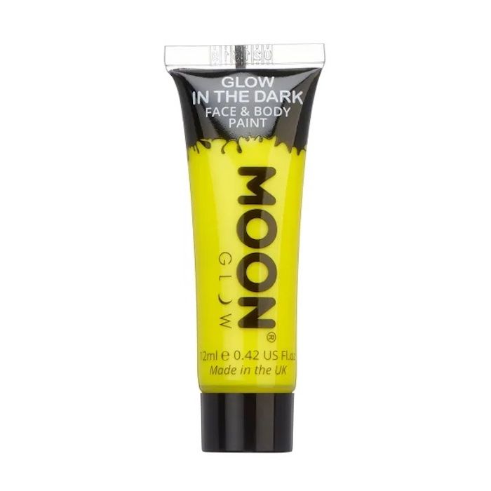 Leuchtende Gesichts- und Körpermalfarbe Gelb 12 ml Moon Creations