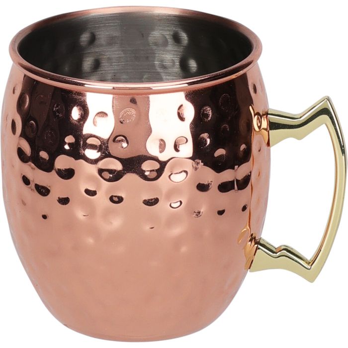 Moscow Mule-Glas aus kupferfarbenem Stahl, 500 ml