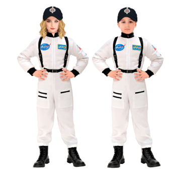 Weißes Astronautenkostüm für Kinder