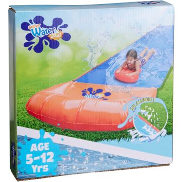 Aufblasbare Wasserrutsche ca. 485 cm mit Surfbrett