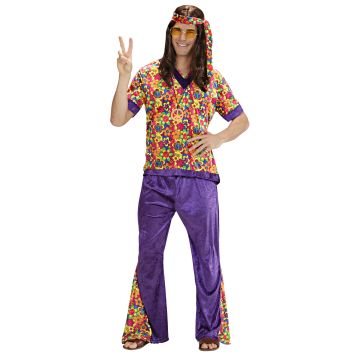 Hippie Kostüm für Herren aus Samt
