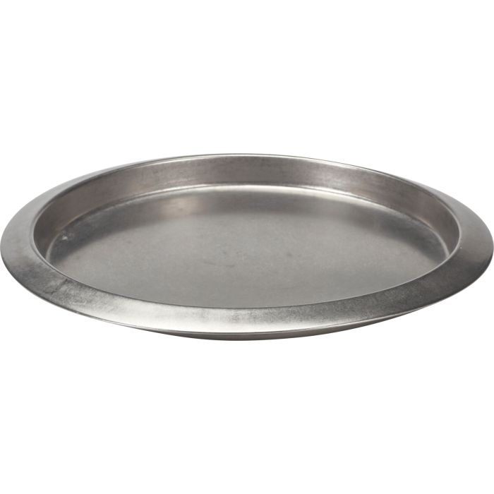 Rundes Serviertablett aus Edelstahl Ø 35 cm