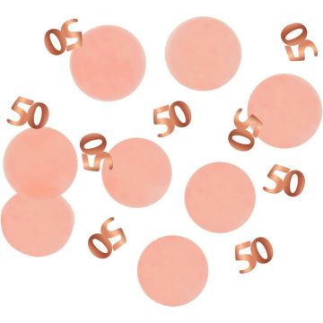 50 Jahre Geburtstag Konfetti Rosa - 25 g