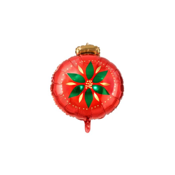 Folienballon Weihnachtskugel 45x45 cm