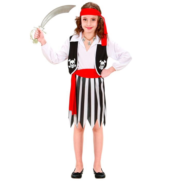 Piratenmädchen Kostüm mit Weste