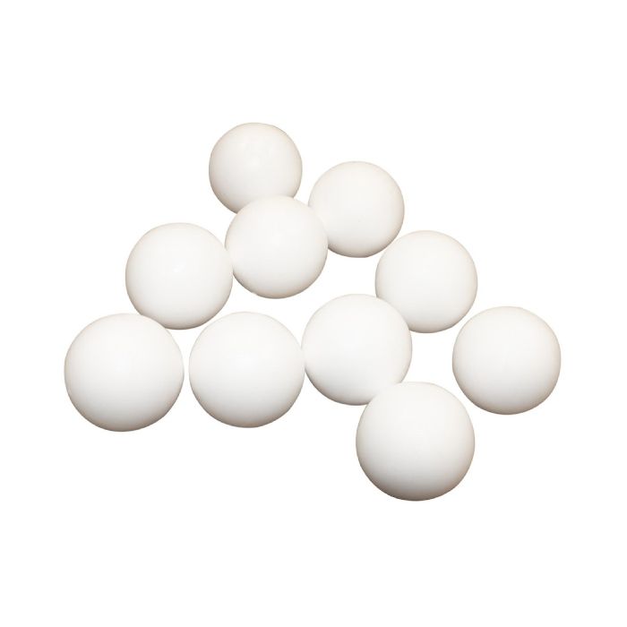 Weißes Tischtennisball-Set 10x