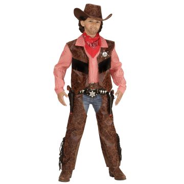 Cowboykostüm mit Chaps und Hut