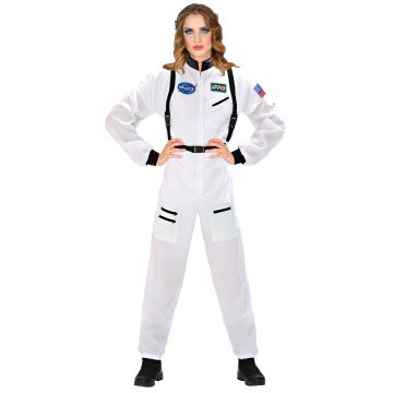 Weißes Astronautenkostüm für Damen