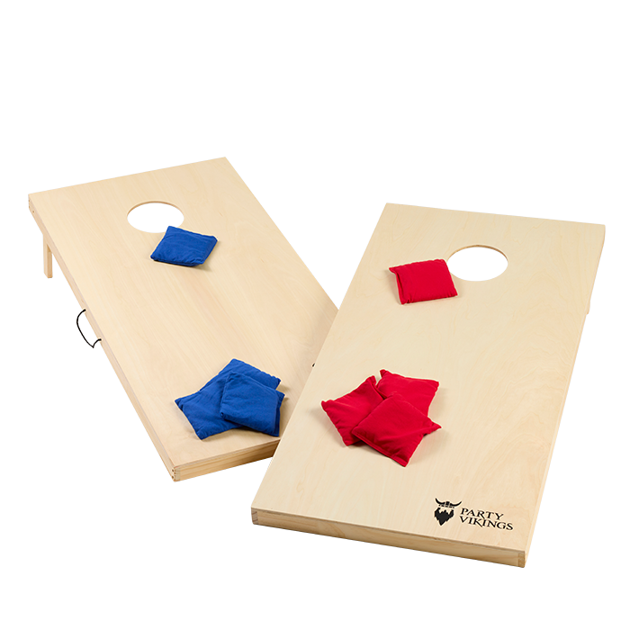 Cornhole Set 120x60 (Offizielle Maße) - Inkl. 8 Wurfbeutel PartyVikings