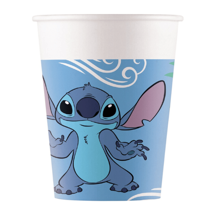 Stitch® Pappbecher 8x - 200 ml