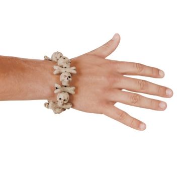 Totenkopf Knochenarmband
