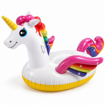 Aufblasbares Ridedier Einhorn ca. 198 cm