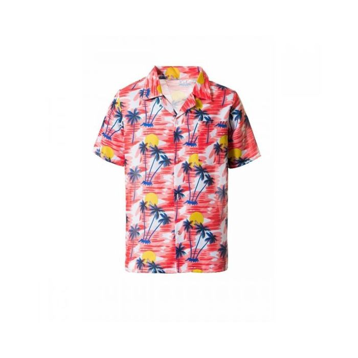 Rote Hawaii-Hemd