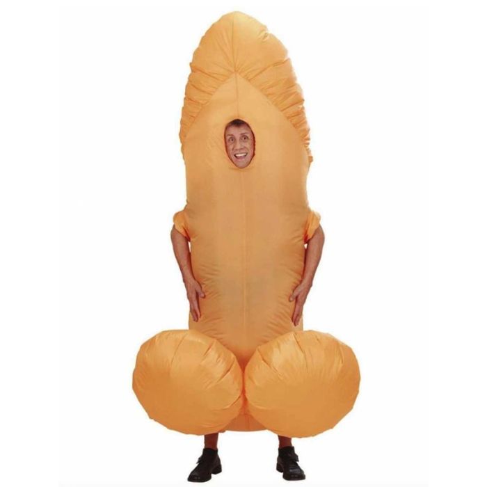 Aufblasbares Penis-Kostüm - Einheitsgröße