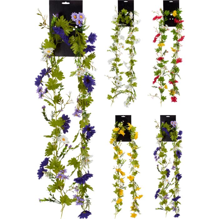 Künstliche Blumen-Girlande 180 cm