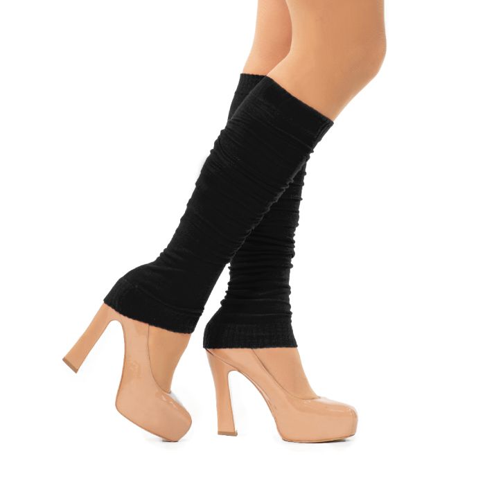 Beinstulpen für Damen Einheitsgröße schwarz