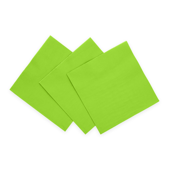 Limonengrüne Servietten 20x - 33x33cm