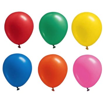 Ballons multicolor 10x - 22 cm