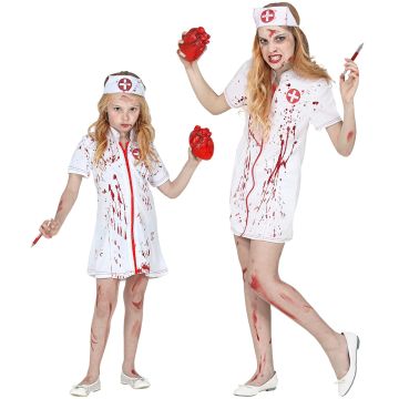 Zombieschwesternkostüm für Mädchen