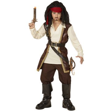 Piratenkostüm für Jungen in sechs Teilen