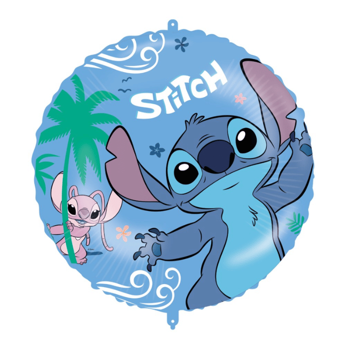 Stitch® und Angel Folienballon - 45 cm