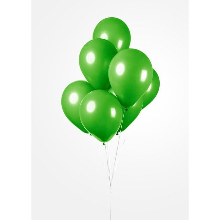 Hellgrüne Ballons 100 x - 30 cm