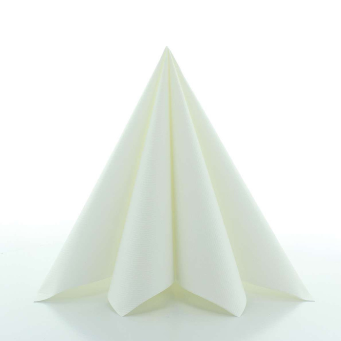 Luxusservietten weiß 12x - 40x40 cm
