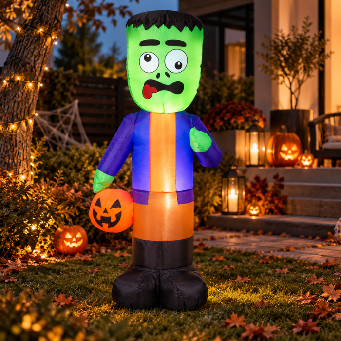 Aufblasbarer Frankenstein mit LED 150 cm