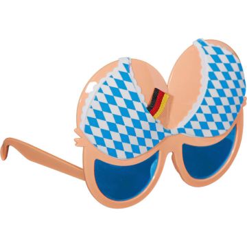 Oktoberfestbrille m. BH-Motiv - Einheitsgröße 