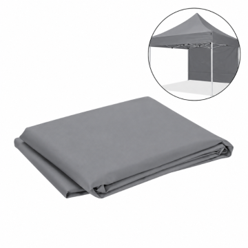 Seitenwand für Pavillon Easy up 3x2 m grau