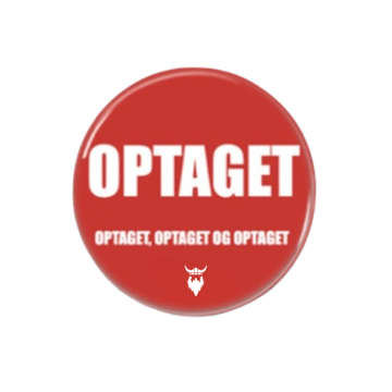 Ampel Party besetzt Abzeichen rot 10x - 58 mm