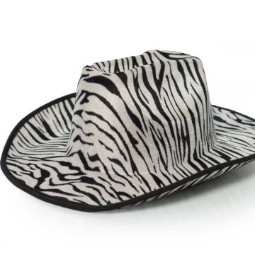 Zebra Cowboy Hut