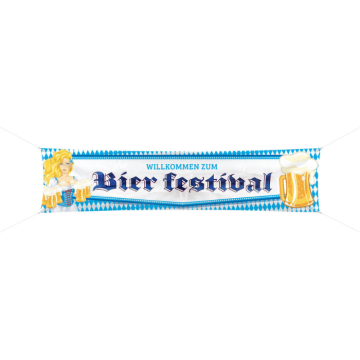 Oktoberfest Bier Festival Banner - 180x40 cm