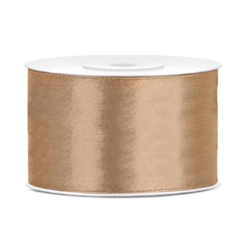 Helles goldenes Satinband - 38 mm x 25 m