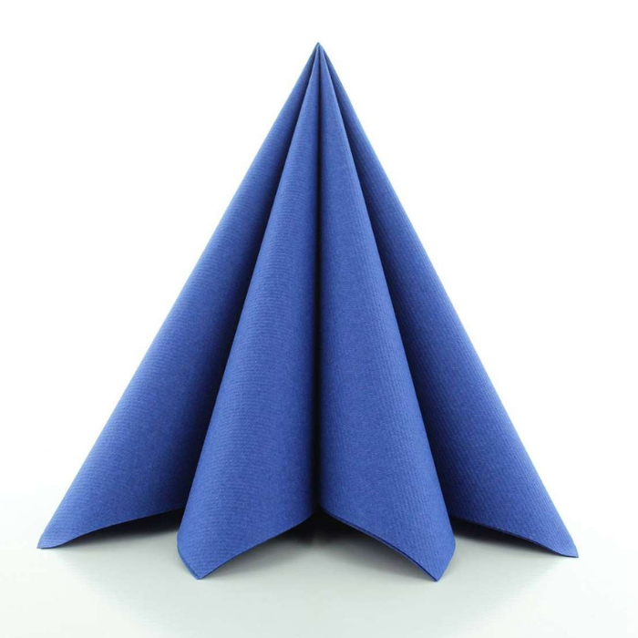 Luxusservietten navyblau 12x - 40x40 cm