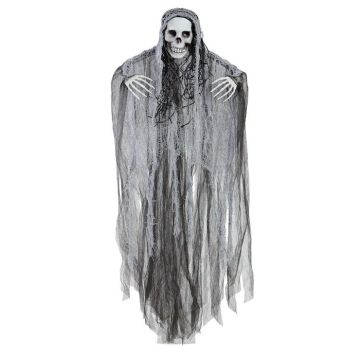 Schwarzes Todesskelett-Gespenst - 90 cm