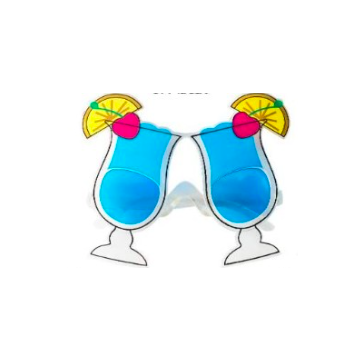 Hawaii Cocktail Sonnenbrillen blau – Einheitsgröße