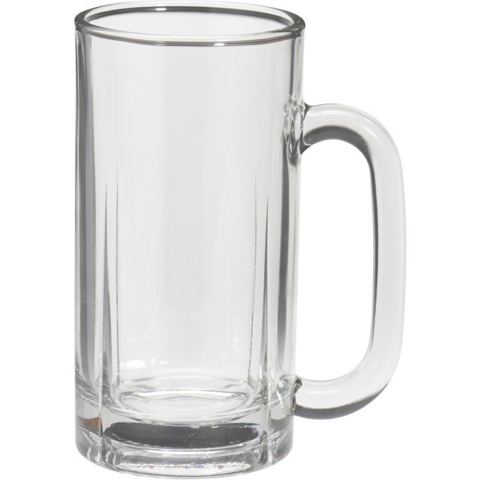 Bierkrug aus klarem Glas 550 ml